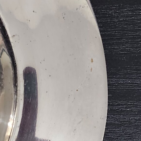 Holland Boone Polished Pewter 8 Inch Round 3D Relief Pumpkin Bowl - Picture 10 of 10